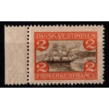 1905 - St. Thomas havn - Dansk Vestindien - AFA 31 - 2 franc - Postfrisk.